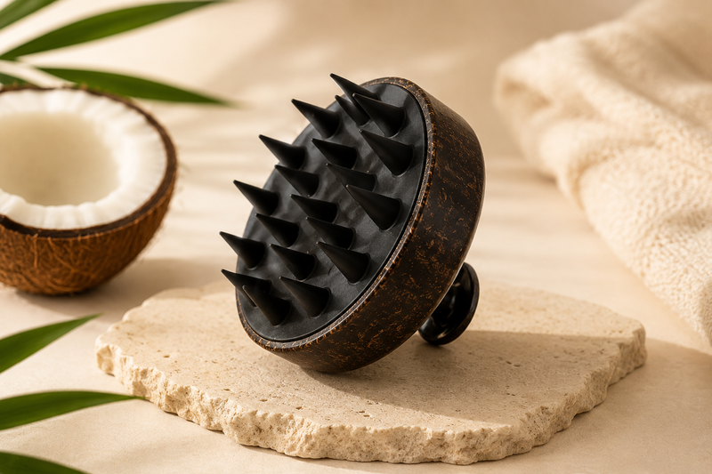 Coconut Scalp Massage Brush